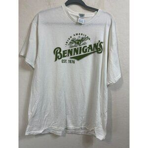 Delta Vintage Tee Unisex XL Bennigan's Irish American St. Patrick's Paddy's Day